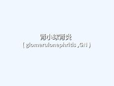 病理肾小球肾炎