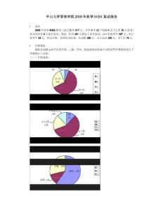 山大學(xué)管理學(xué)院2008年秋季MBA復(fù)試報(bào)告
