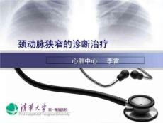 颈动脉狭窄的诊断治疗