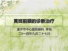 《黄斑前膜》PPT课件
