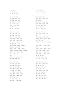 漢語(yǔ)拼音帶聲調(diào)A到N
