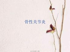 骨性关节炎