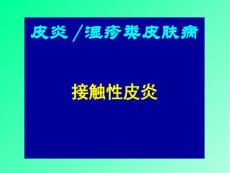 接触性皮炎湿疹