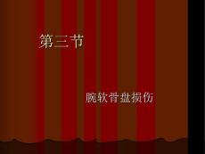 腕关节软骨损伤