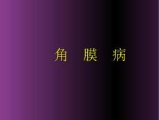 角膜病课件 （2）