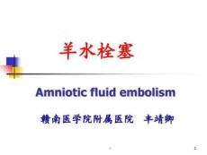 羊水栓塞课件