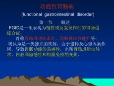功能性胃肠病课件