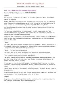 wukAMERICAN STORIES - The Lady in Blackiot