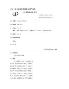 颅内血肿引流装置