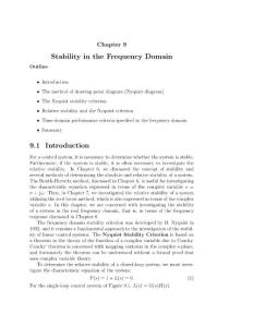 【自動控制原理】chapter 9_Stability in the frequency domain
