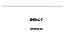 xx保險公司績效管理培訓講義