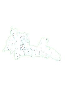 中国各省地图-陕西