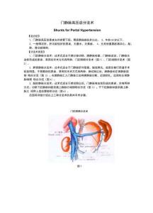 门静脉高压症分流术