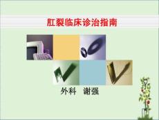肛裂诊治指南