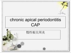慢性根尖周炎课件