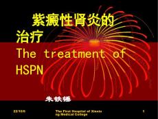 紫癜性肾炎的治疗课件