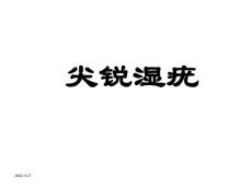 尖锐湿疣课件