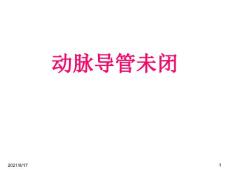 《动脉导管未闭》课件
