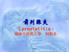前列腺炎课件