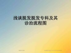 浅谈脱发脱发专科及其诊治流程图课件