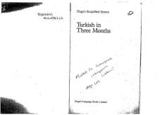 Turkish in three months