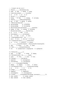 人教版七年級(jí)英語下冊期中測試題