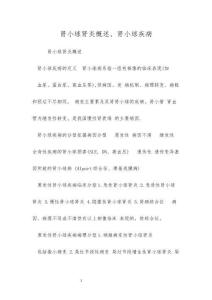 肾小球肾炎概述、肾小球疾病