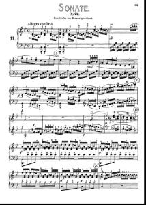 貝多芬第11號鋼琴奏鳴曲 Piano Sonata No.11 降B大調(diào) Op.22 Beethoven鋼琴譜