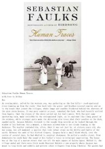 Human Traces - Sebastian Faulks