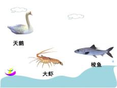 天鵝、大蝦和梭魚