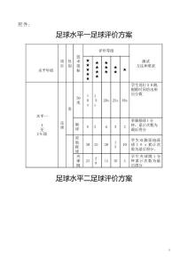 足球教學(xué)考核評(píng)價(jià)