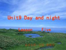 英語下冊第9單元第五課時