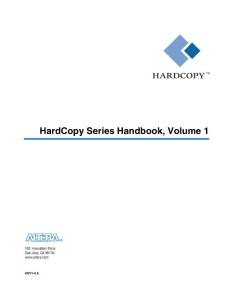 HardCopy Series Handbook, Volume 1