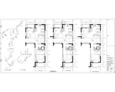 上海大型養老社區第一階段室內裝修給排水部分施工圖/含多棟樓