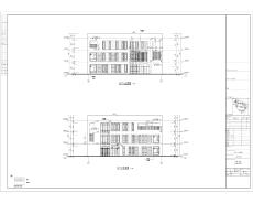 湖南大型住宅社區三層配套幼兒園建筑初步設計圖紙