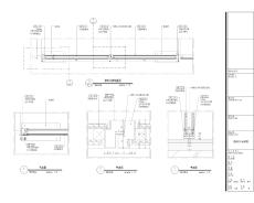 海南溫泉酒店七層會議室室內精裝施工圖紙