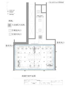 香港品牌烘焙蛋糕房裝飾空調部分施工圖