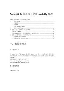 centos664位安裝oracle11g