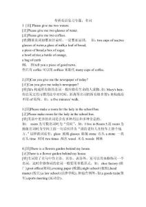 考研英語名詞復習專題