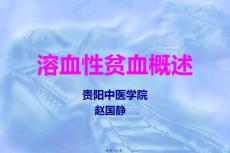 溶血性贫血概述
