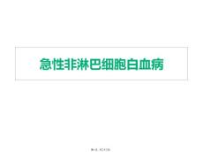急性非淋巴细胞白血病