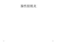 腺性膀胱炎