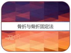 骨折与骨折固定法PPT
