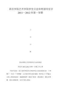 西京學院藝術學院學生分會體育部何佳宇