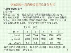 ★混凝土結構課程設計(2009級)2012年0606