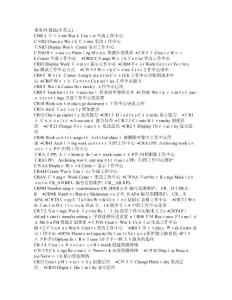 事務(wù)碼描述中英文對(duì)照(共14頁(yè))