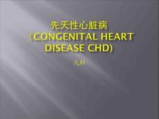 先天性心脏病课件