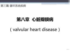 心脏瓣膜病