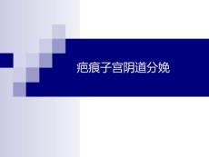 疤痕子宫阴道分娩