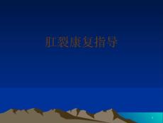 肛裂康复指导